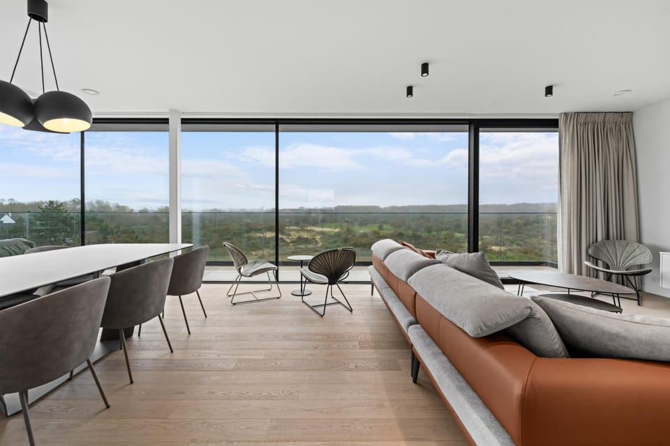 Luxe Penthouse 'Ter Elst' met Duinenzicht - De Panne Apartment in De Panne