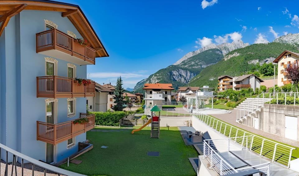 Property building, Day, Natural landscape, Children play ground, Garden, Mountain view