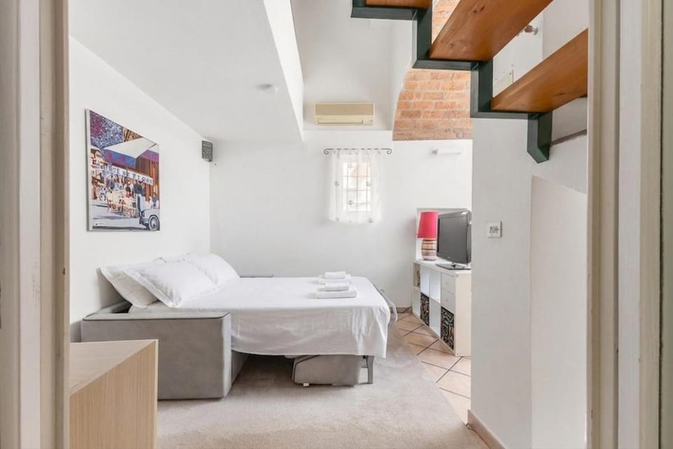250m to Center and Station an amazing Loft with Wi-Fi and AC Apartment in Piacenza