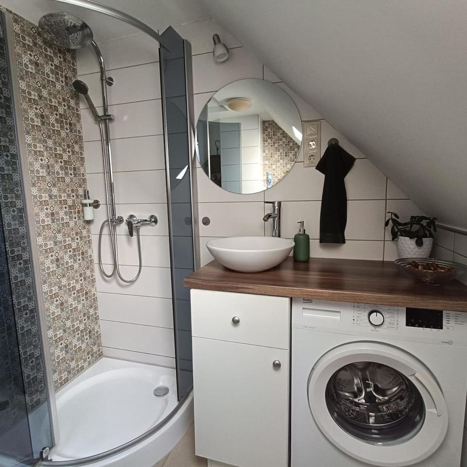 Shower, Bathroom, washing machine