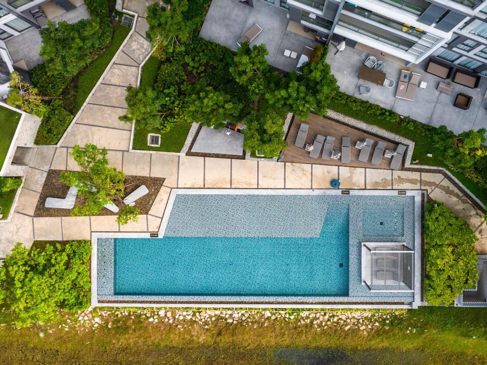 Bird's eye view, Pool view, Swimming pool
