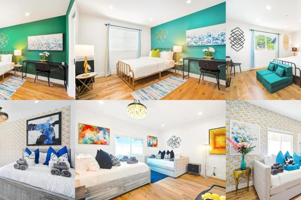 N. 2 Homes, Sleeps 26, Universal 15m, SoFi, Games, Yard House in North Hollywood