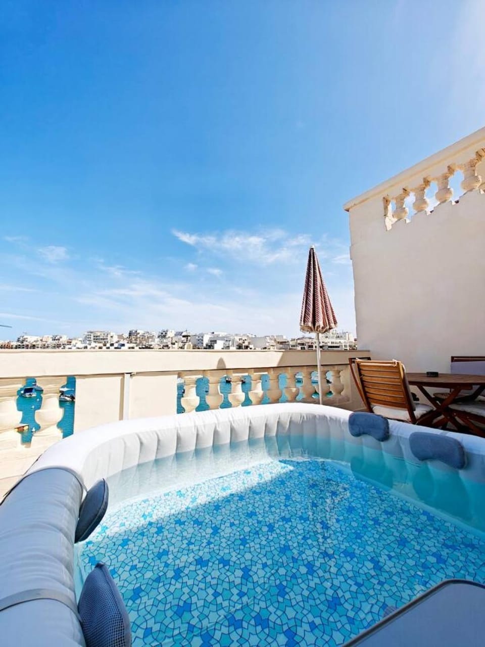 Day, Hot Tub, View (from property/room), Balcony/Terrace, Sea view