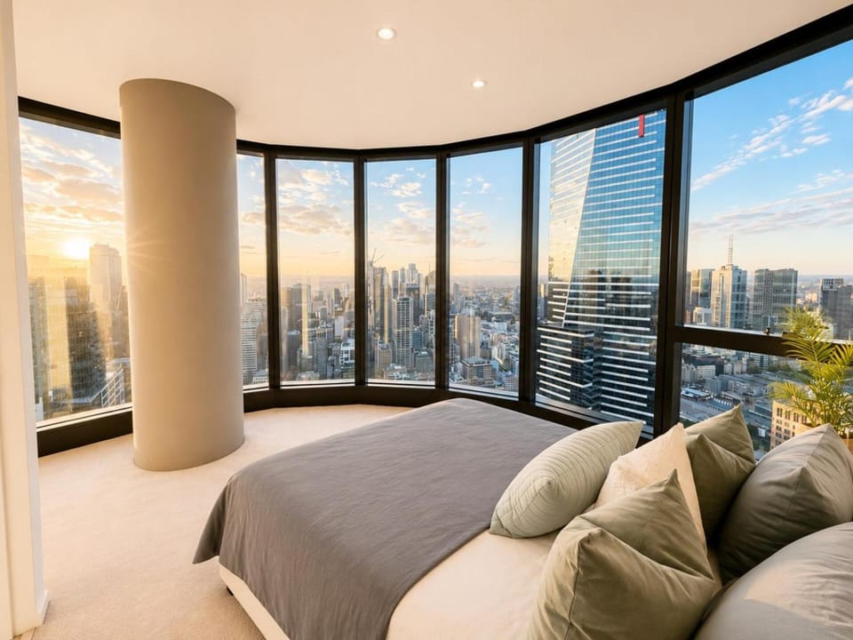 Panoramic Skyline Haven with Pool & Views Apartment in Southbank