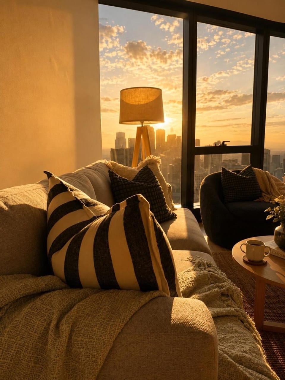 Panoramic Skyline Haven with Pool & Views Apartment in Southbank