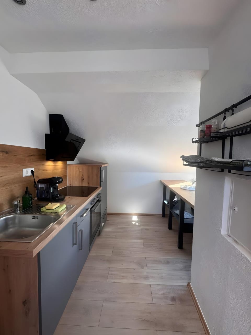 Kitchen or kitchenette, Living room
