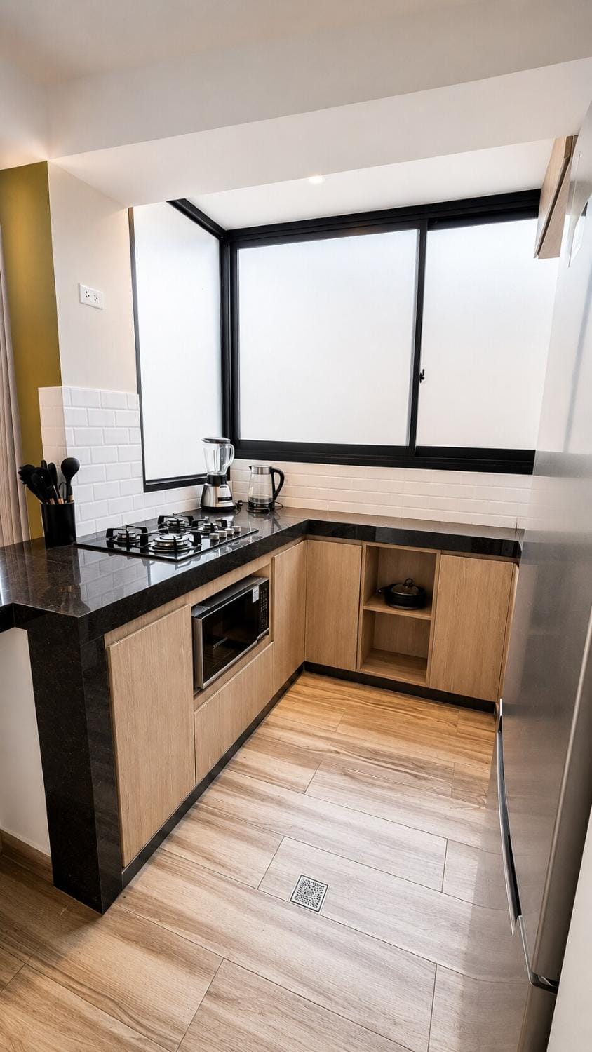 Kitchen or kitchenette, Dining area