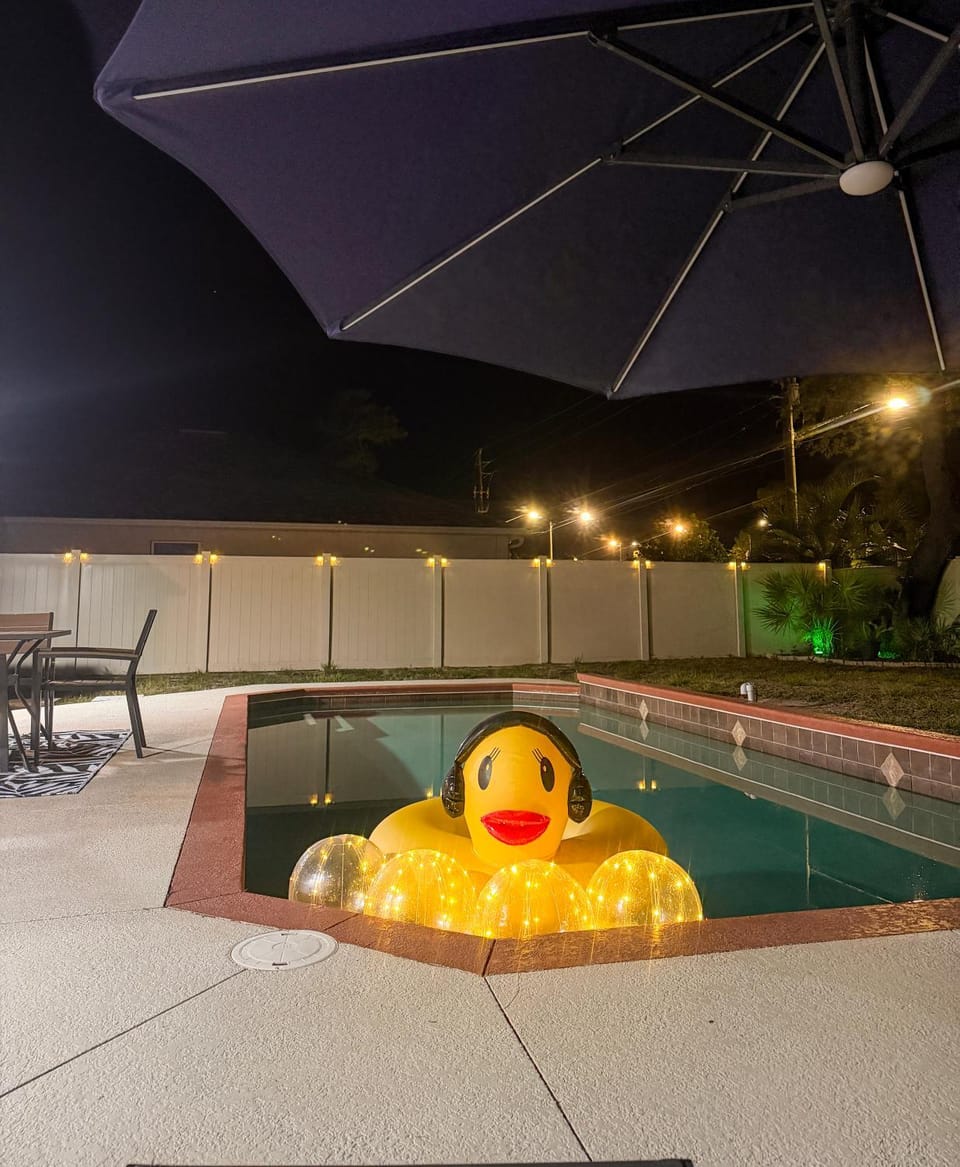 Pool Home Game Room Fire Pit BBQ 11 mi to Flagler Beach House in Palm Coast