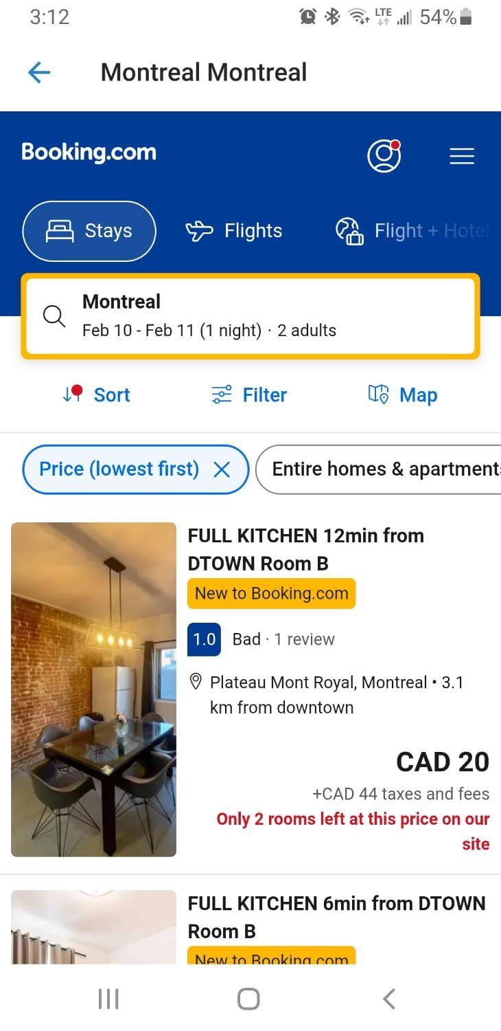 FULL KITCHEN 4min from DTOWN Room B Vacation rental in Montreal