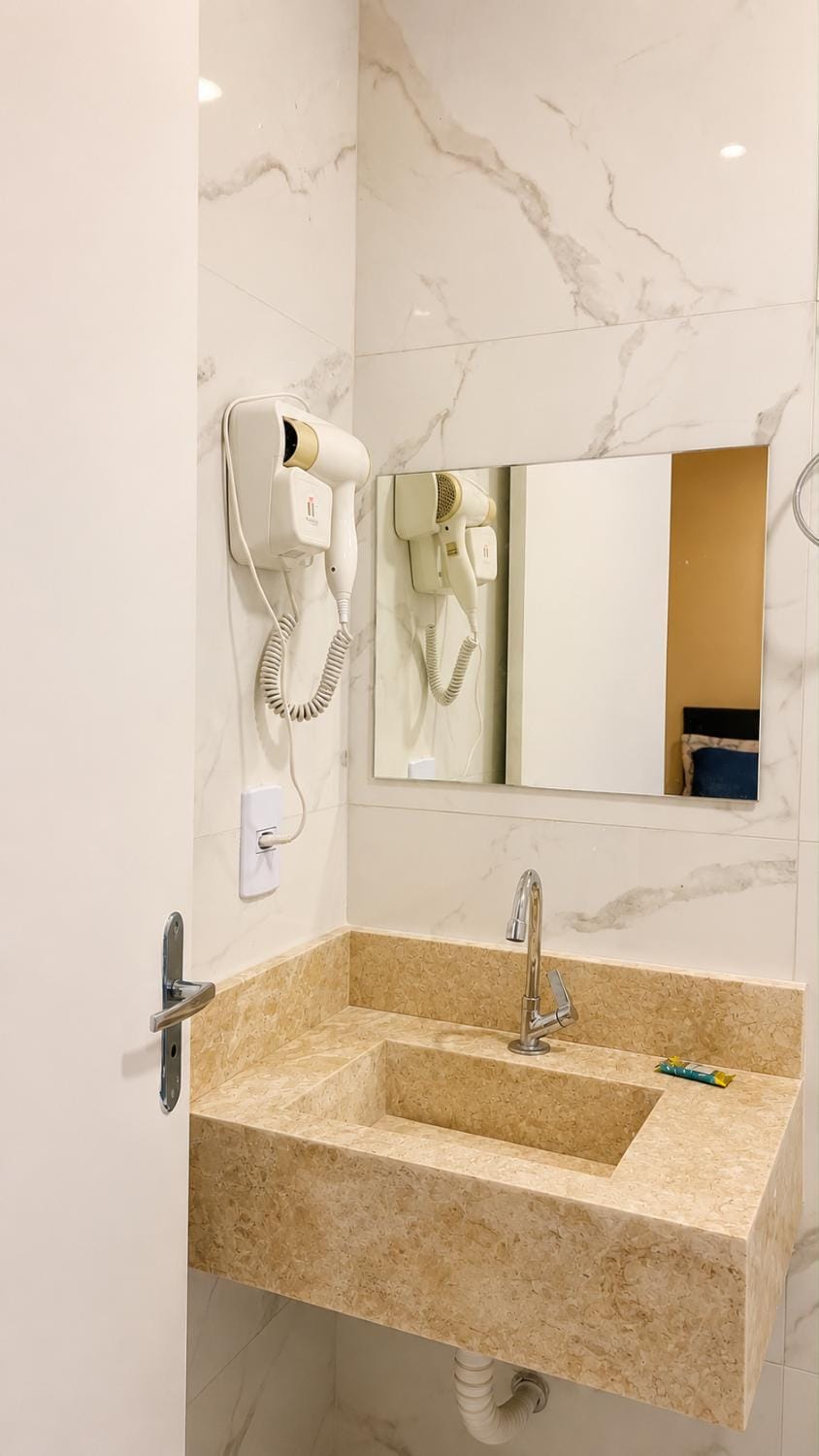 Bathroom, hair dryier