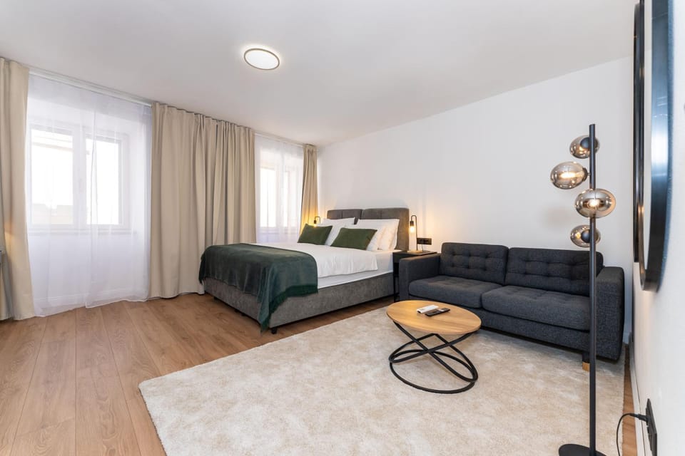 Living room, Seating area, Bedroom
