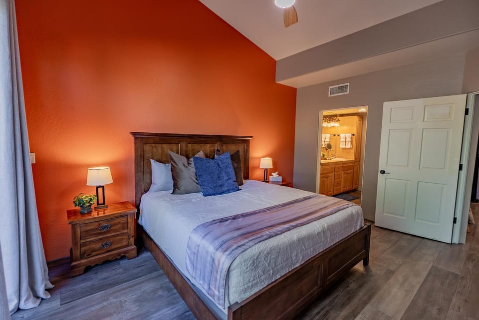 Bed, Bedroom, furniture, air conditioner