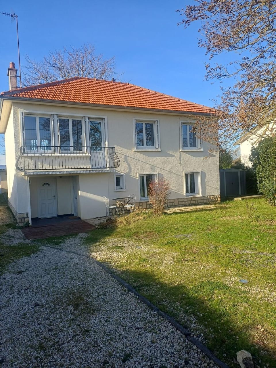 Property building, Garden view