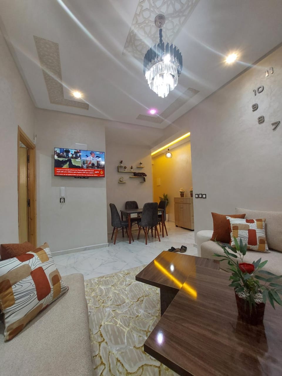 Appartement de luxe avec deux balcons sans vis à vis Apartment in Meknes