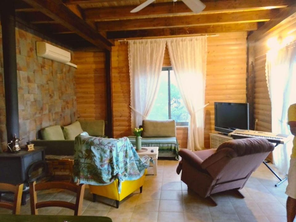 Point of view, luxurious wooden holiday home House in North District