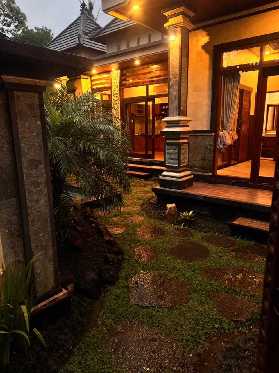 Property building, Garden view