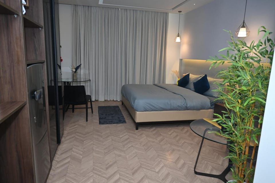 Bed, Living room, Bedroom