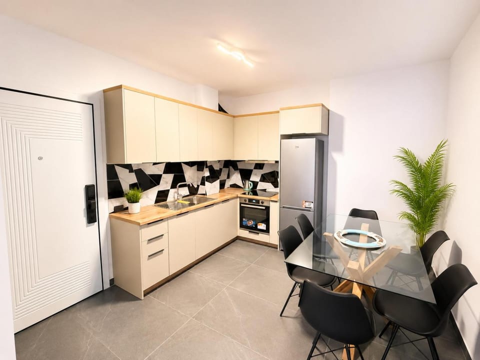 Kitchen or kitchenette, Parking, towels, towels, kitchen