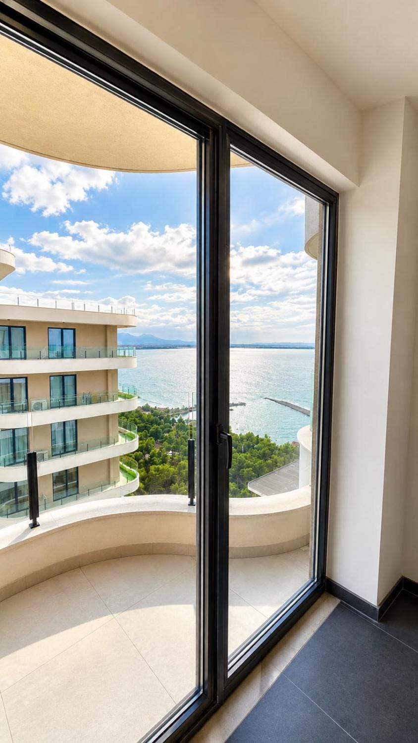 Property building, View (from property/room), Sea view, Swimming pool