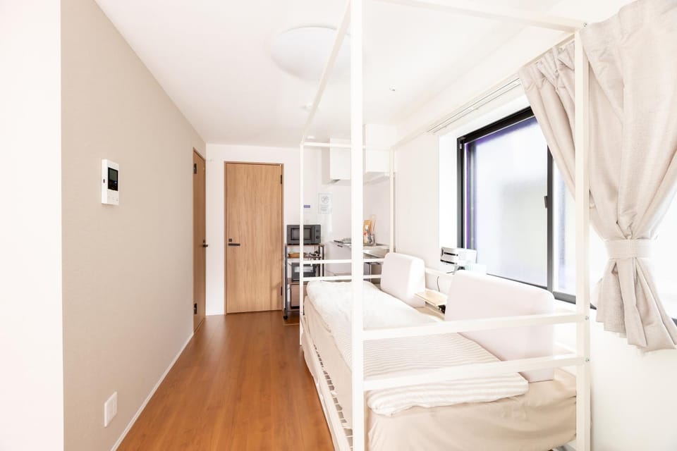 Bed, Kitchen or kitchenette, Photo of the whole room, Bedroom