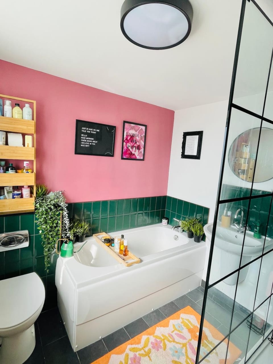 Toilet, Bathroom, Photo of the whole room, Bath, towels