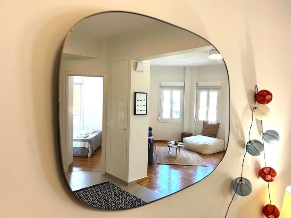Bright Varnava Square 1BR Two Private Terraces Apartment in Athens