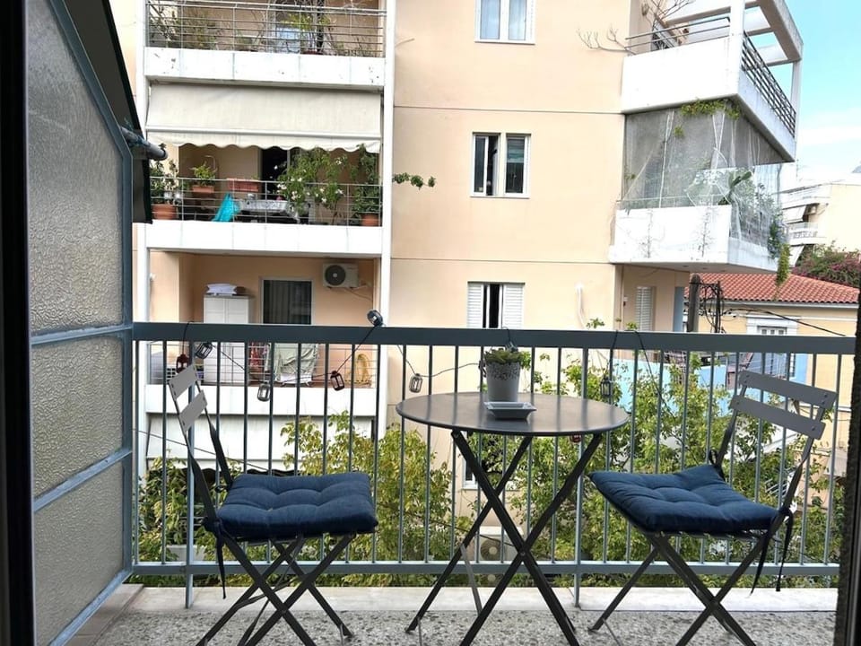 Bright Varnava Square 1BR Two Private Terraces Apartment in Athens