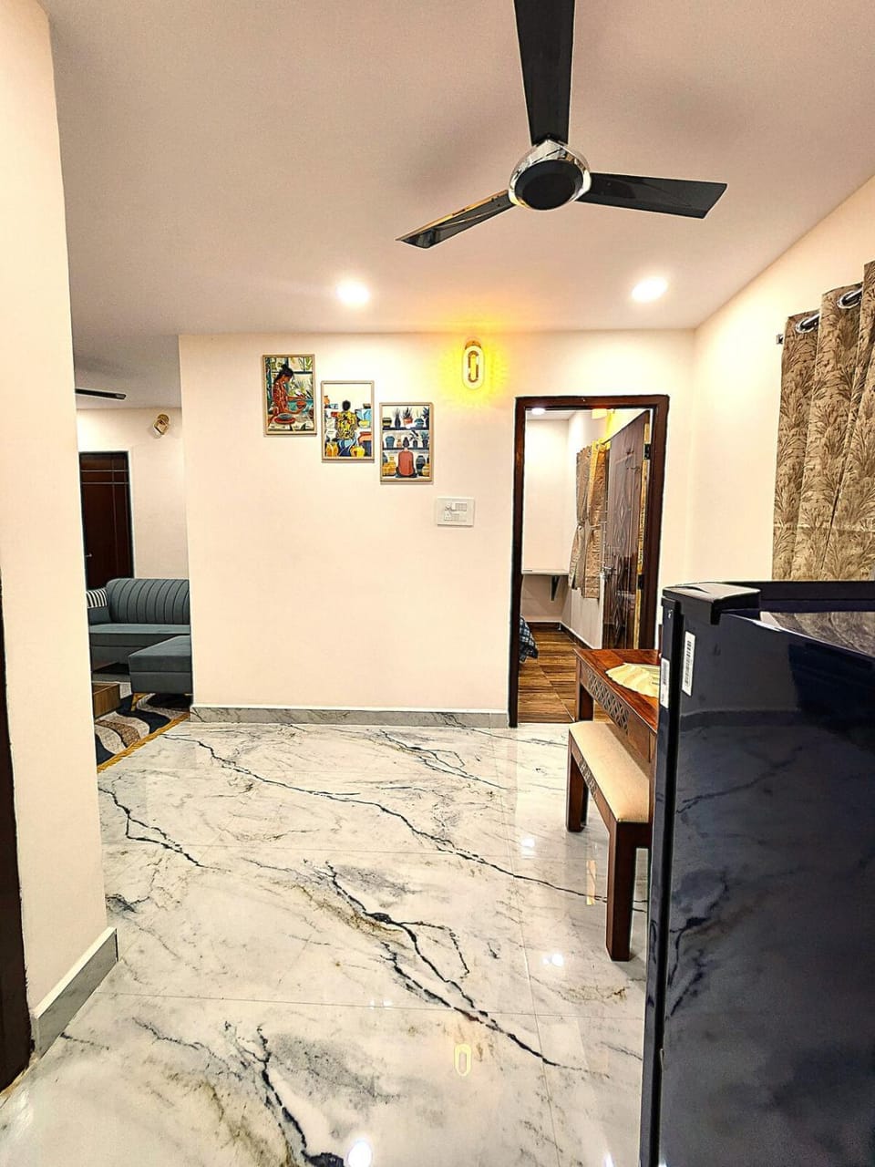Brand-New Aesthetic 2BHK with Attached Bathrooms in MIyapur Apartment in Hyderabad