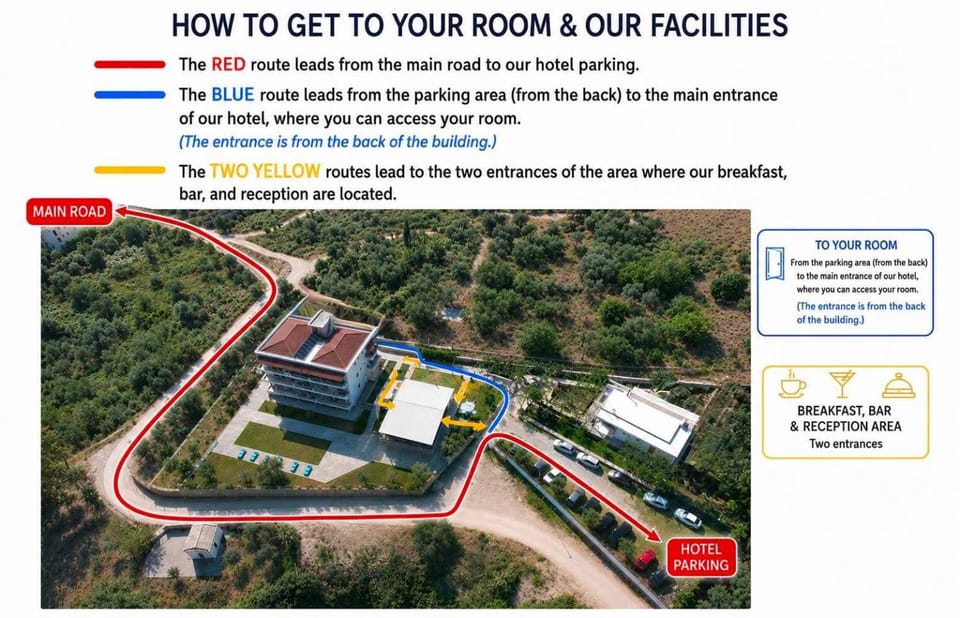 Property building, Garden, Mountain view, Sea view, Breakfast, Parking