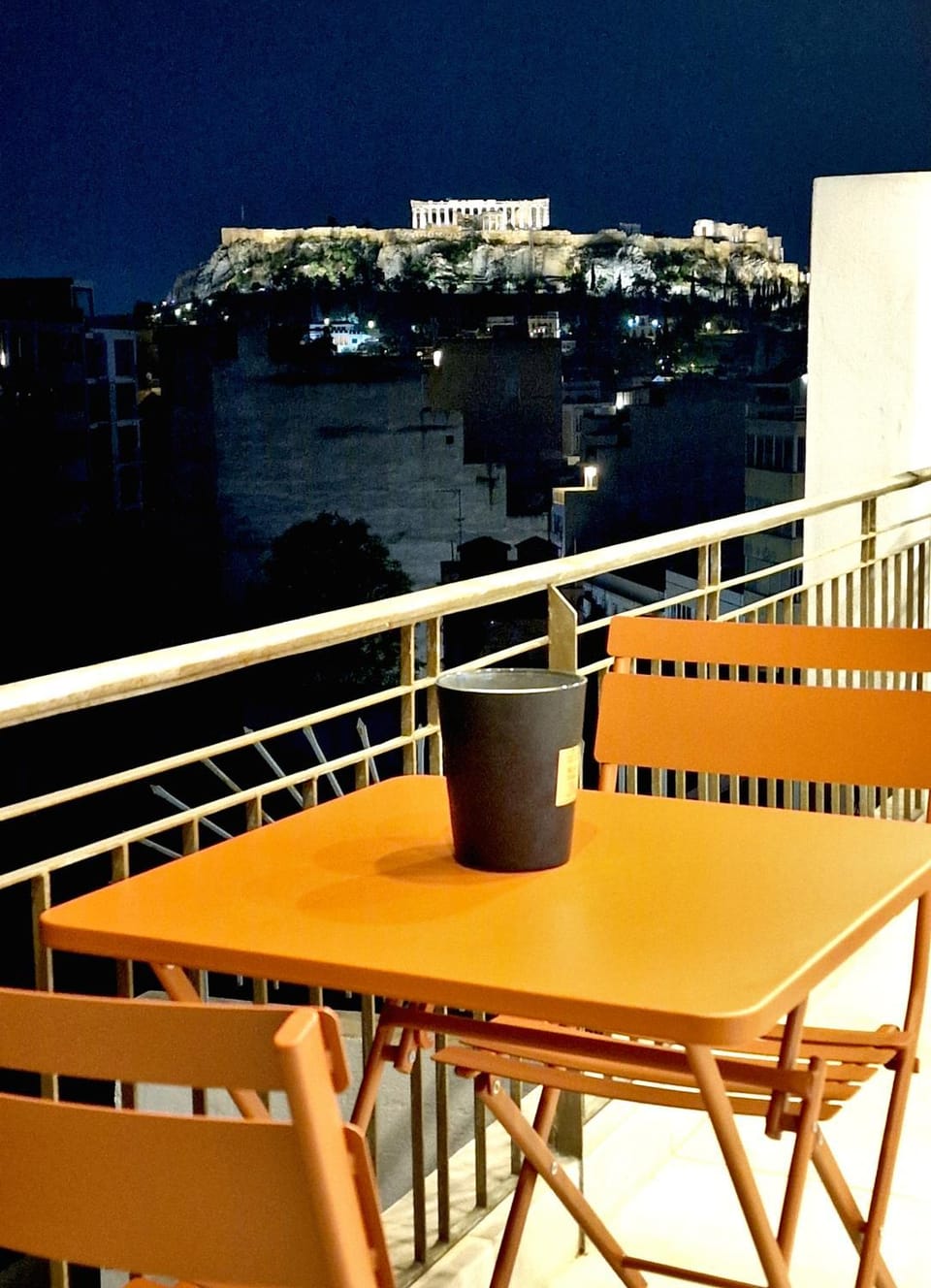 Balcony/Terrace, City view, Dinner