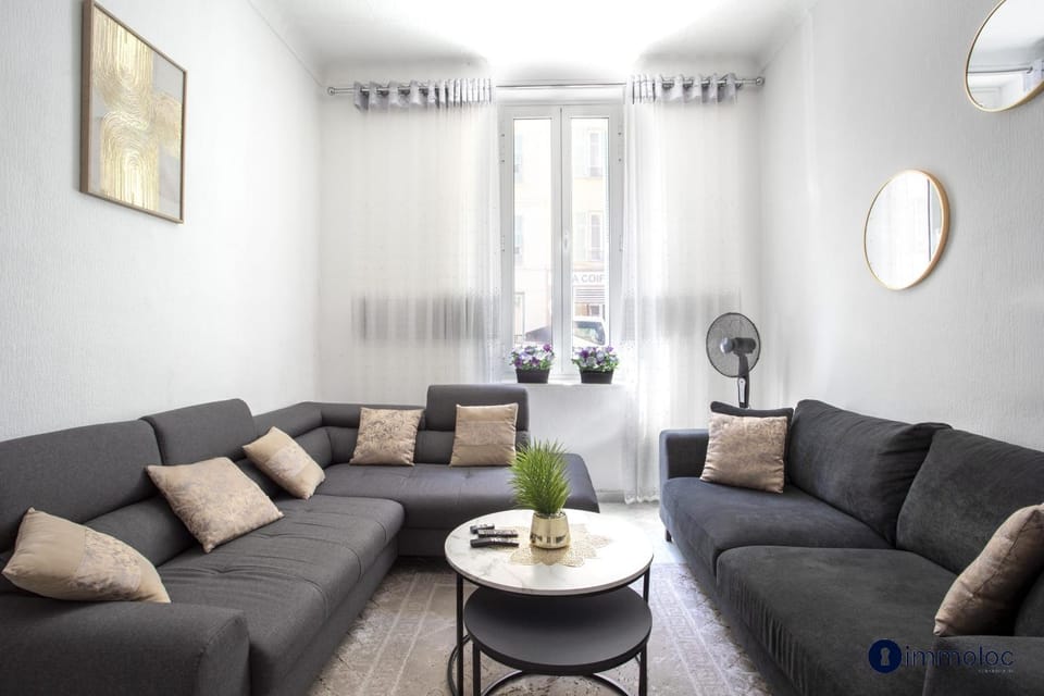 Air-conditioned apartment in the République district Apartment in Nice