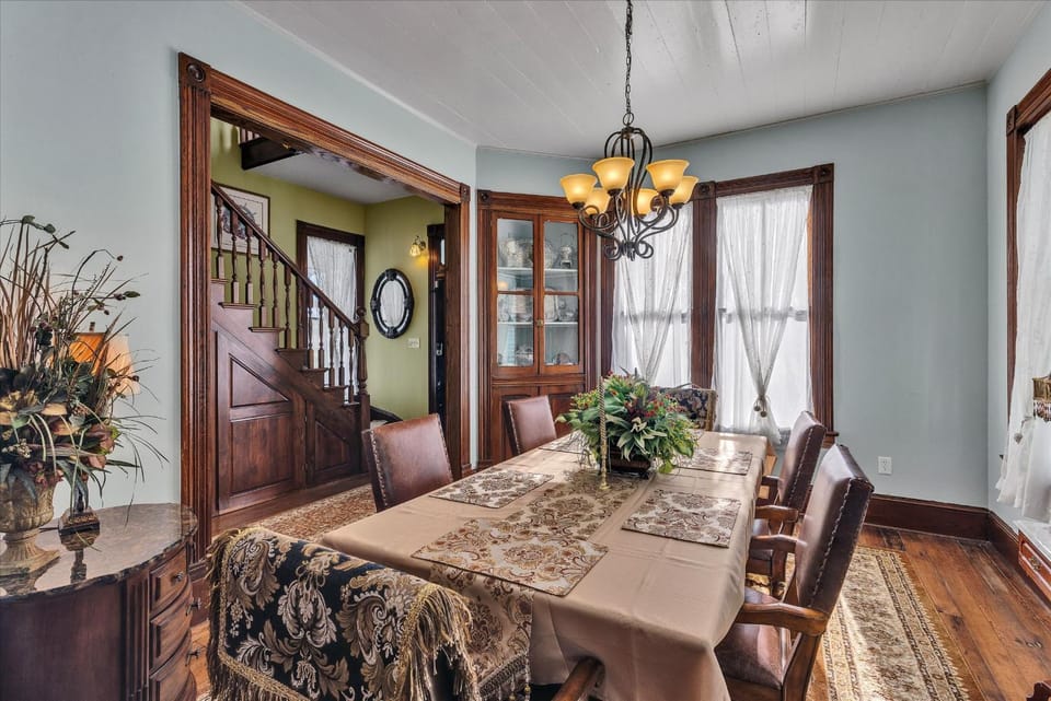 Property building, Day, View (from property/room), Living room, Dining area, Dinner