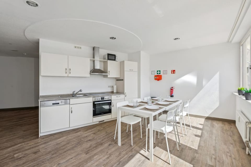 Kitchen or kitchenette, Dining area, dishwasher, microwave, oven, stove, kitchen