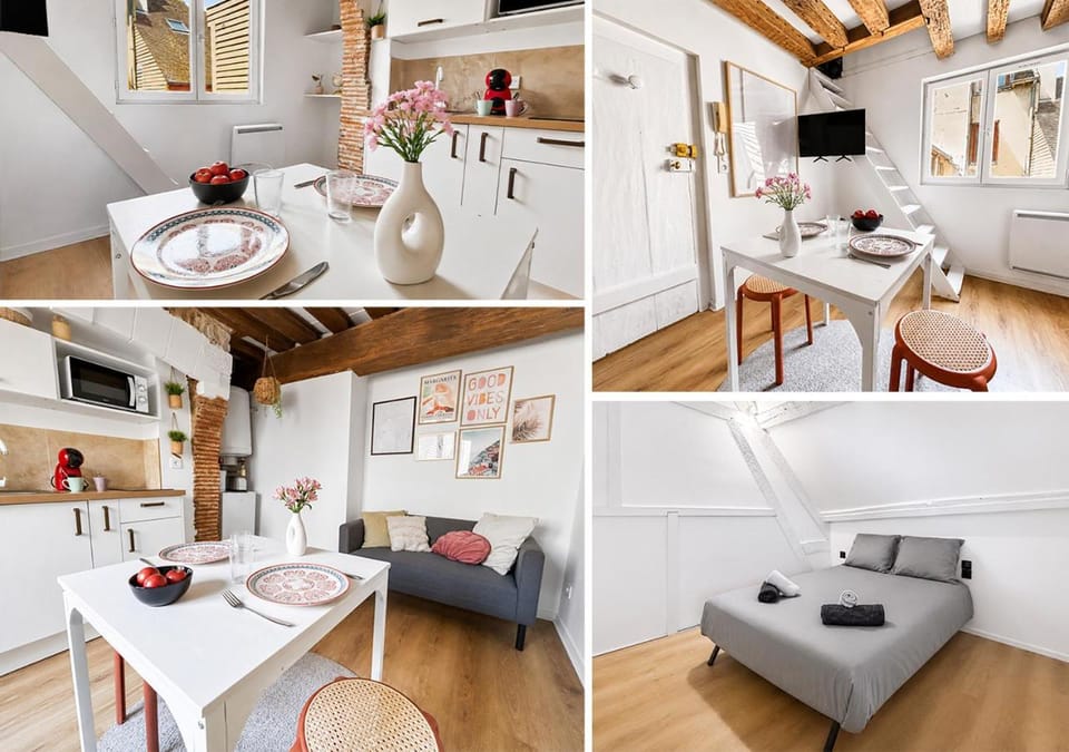 Bed, TV and multimedia, Kitchen or kitchenette, Dining area