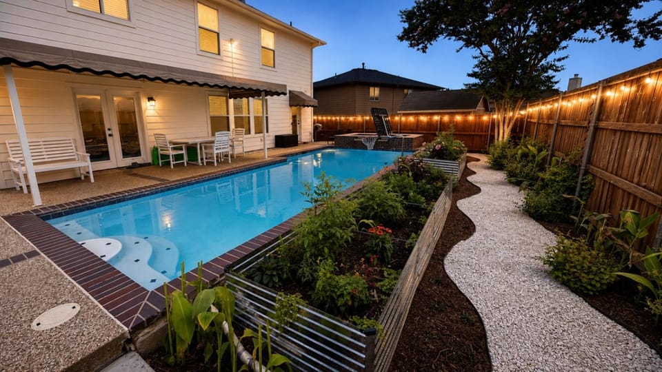 Private Pool Retreat Near Lake and Casino House in Sherman