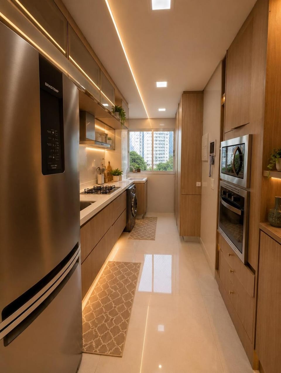 Kitchen or kitchenette, oven, stove