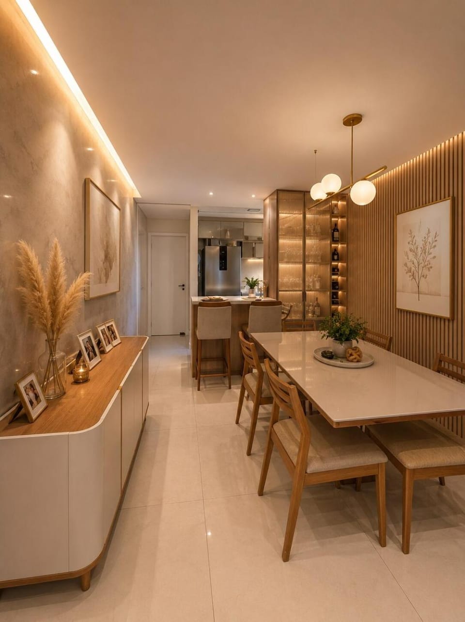 Living room, Dining area