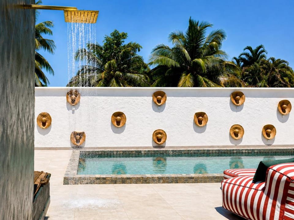 Pool view, sunbed