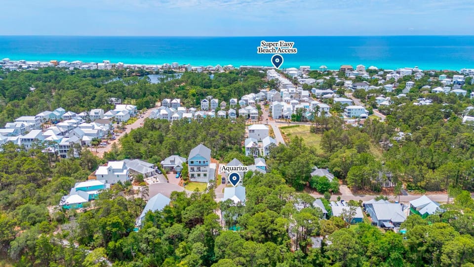 Aquarius New, Pool, Beach, Golf Cart Sleeps Twenty Eight House in South Walton County