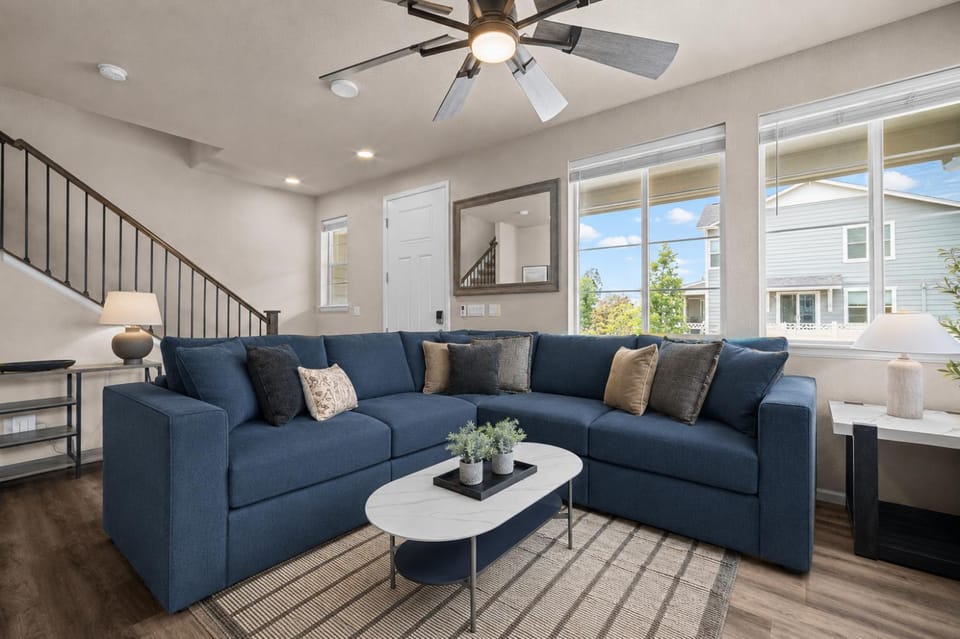 Modern Home with Firepit Grill Cinema Room House in Westminster