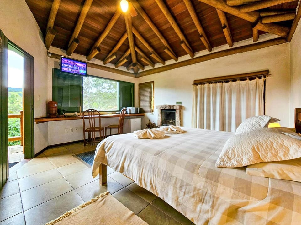 Chalé p/ casal com lareira, sauna e piscina Apartment in State of São Paulo