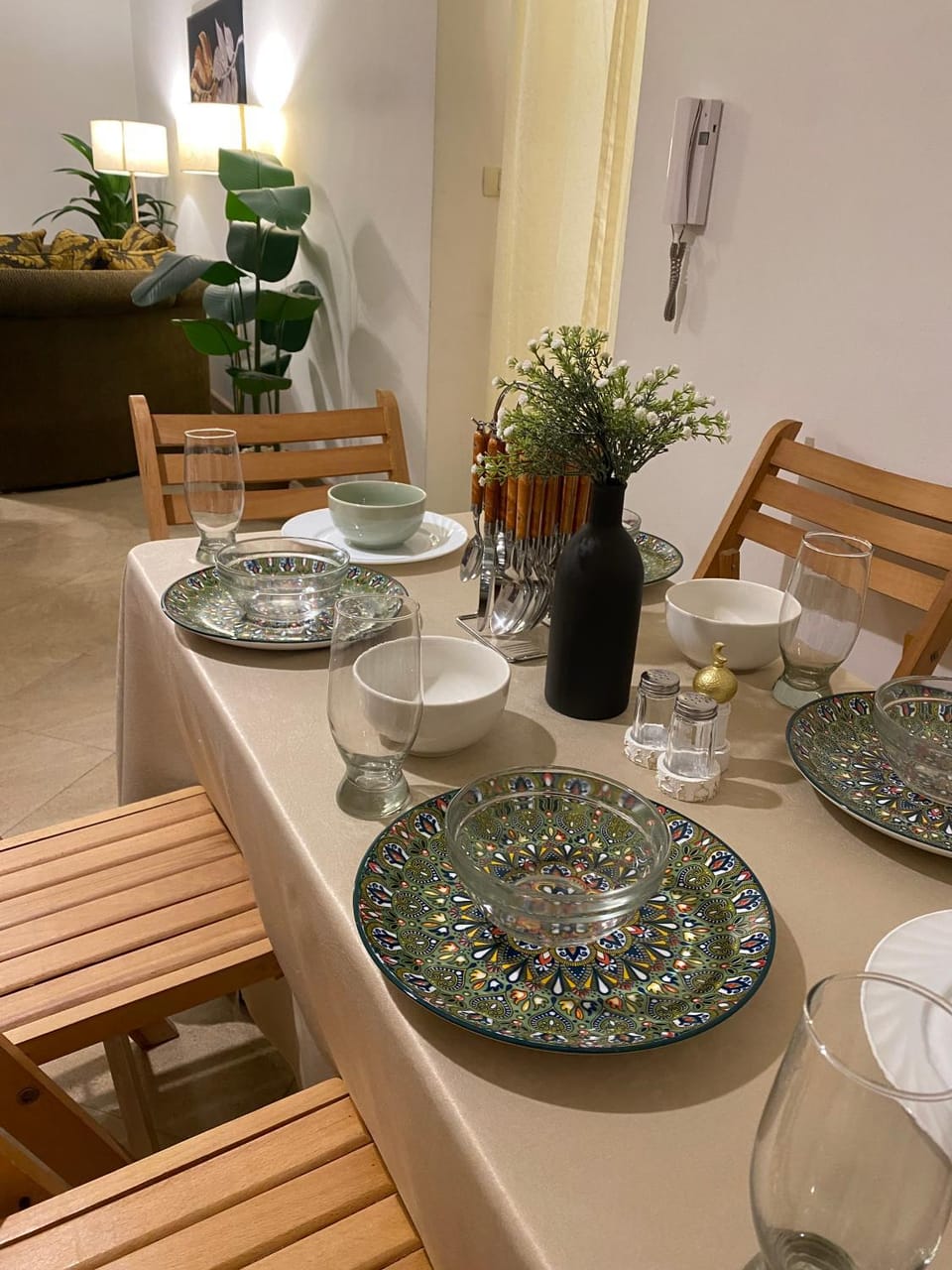 Coffee/tea facilities, Living room, Dining area