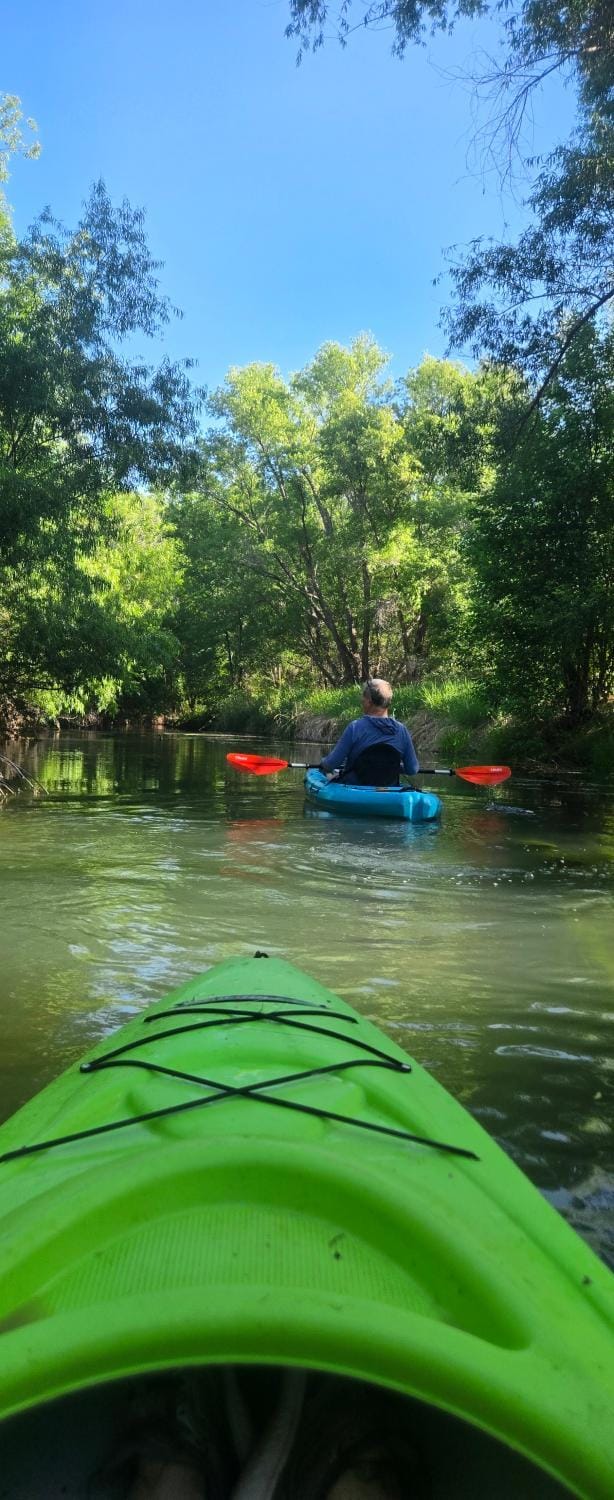 Canoeing, River view