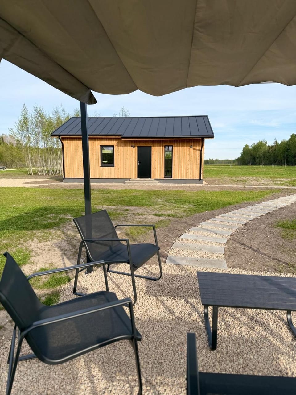 Property building, Patio, Spring, Day, Natural landscape