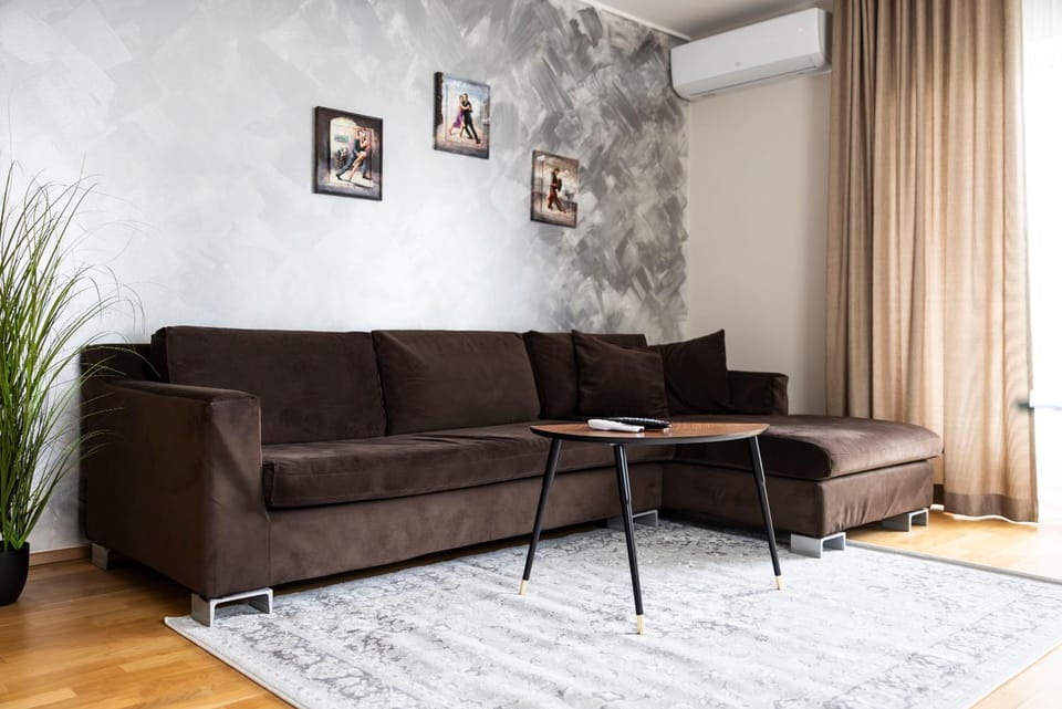 Living room, air conditioner