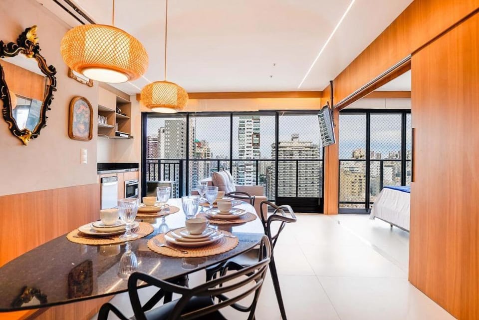 Luxuoso Apartamento Com sacada 26 Gyro Vaca Brava Apartment in Goiania