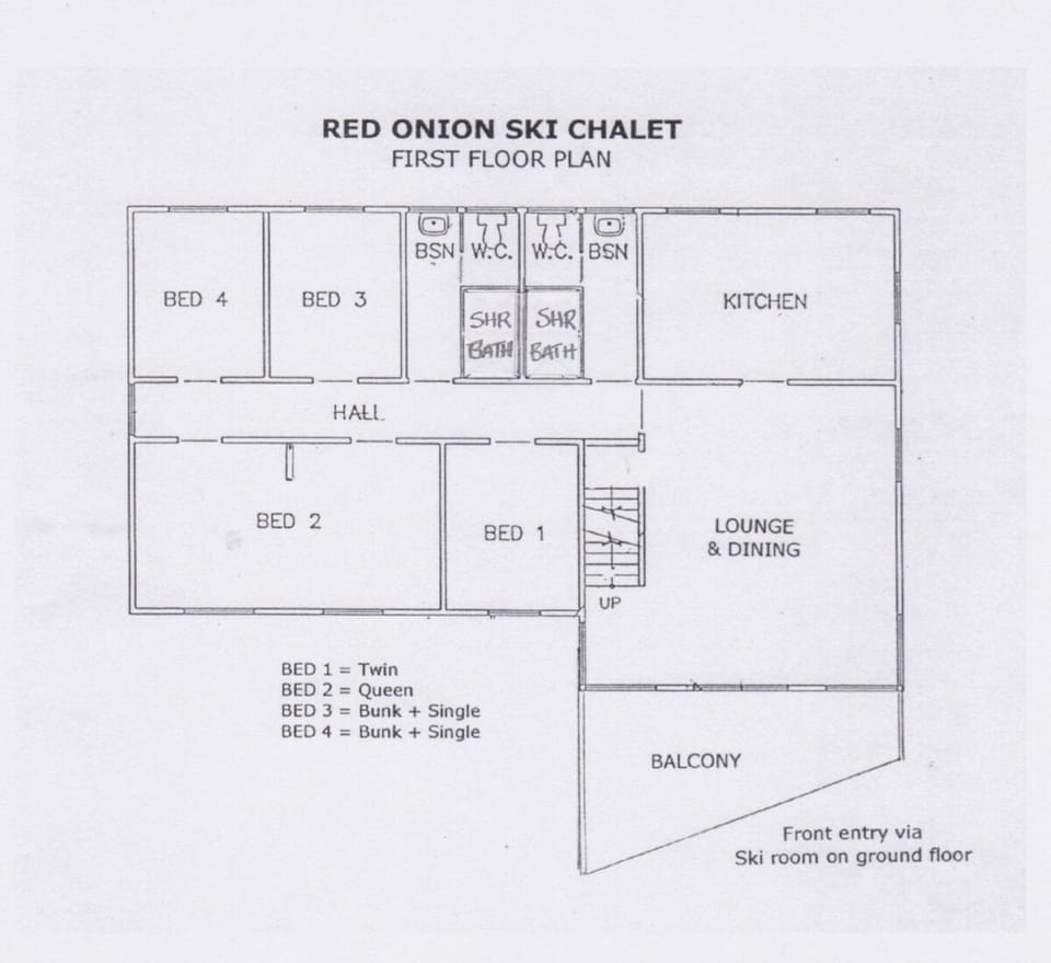 Red Onion Ski Chalet - Entire home Chalet in Falls Creek