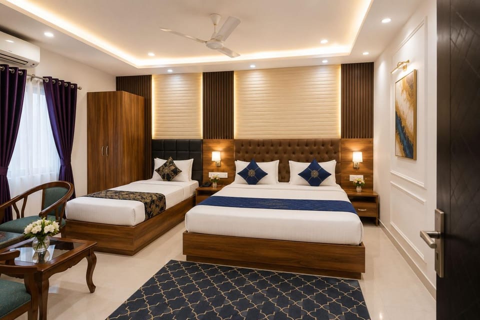 Property building, Bed, BBQ facilities, TV and multimedia, Photo of the whole room, Bedroom, fireplace, wardrobe, air conditioner