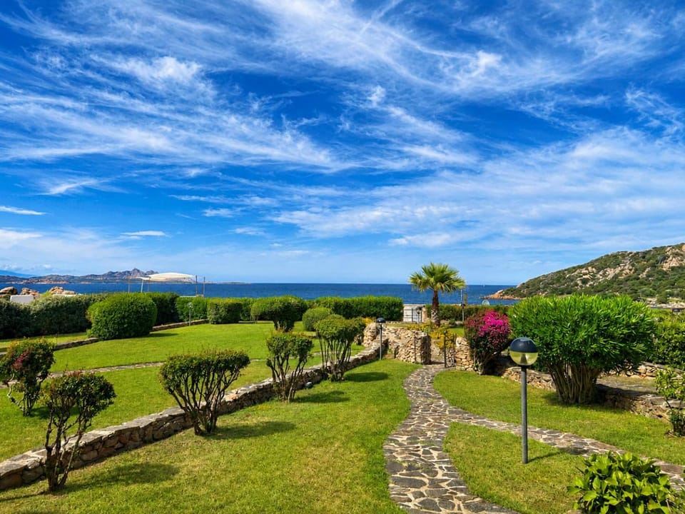 Natural landscape, Garden, Garden view, Sea view