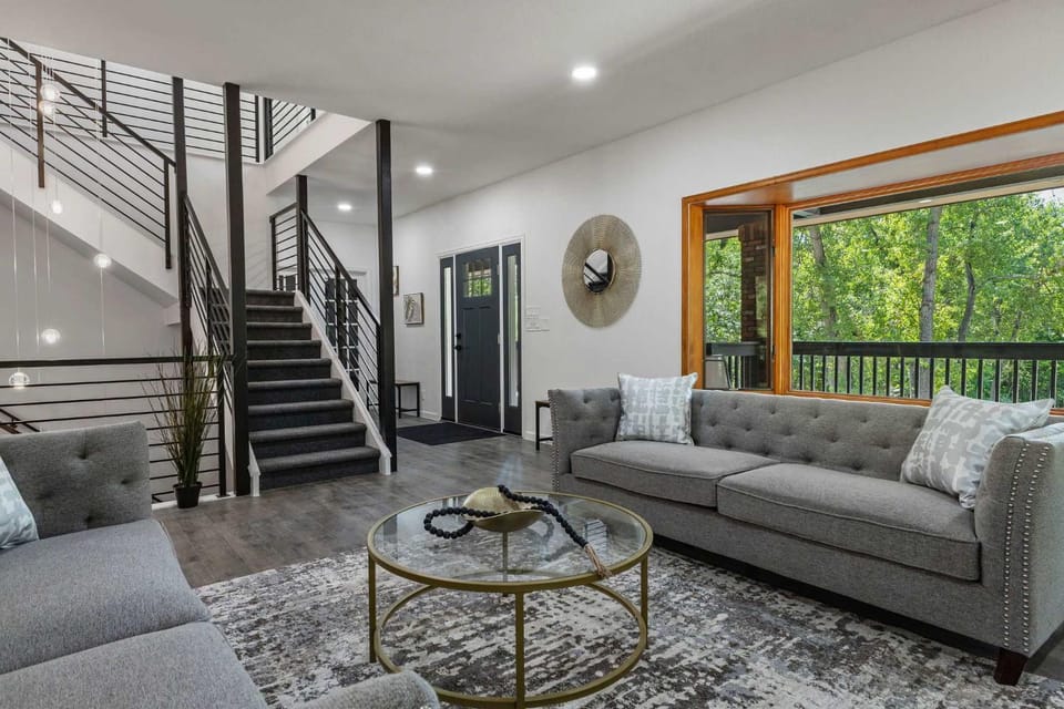 Ultimate Treehouse Mansion with Swim Spa Sleeps 31 House in Lakewood